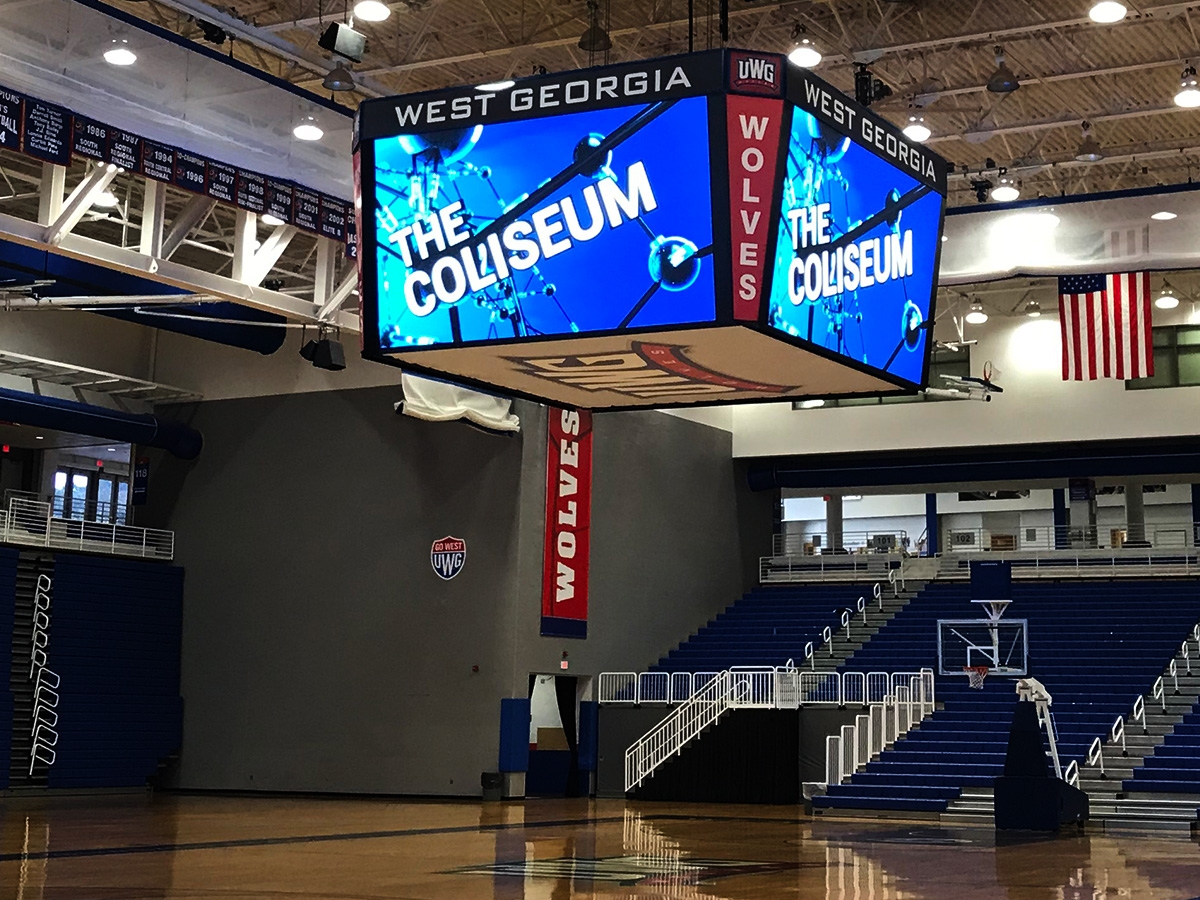 The Coliseum at University of West Georgia; Indoor 3.9mm